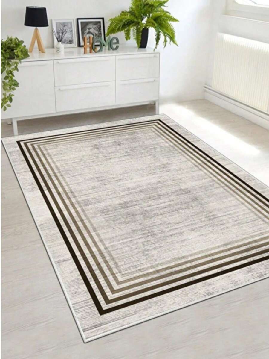 Thalia Home - Non-Slip, Washable, Digitally Printed Rug, Runner, Kitchen Rug - Beige - View 1