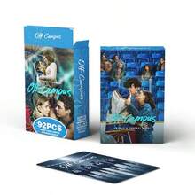Set de tarjetas de mercancía de la novela "Off-Campus Romance" 60 piezas de tarjetas Lomo + 32 piezas de pegatinas Colección de fans Regalo - Multicolor - Ver 3