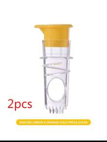 2026 New Spiral Manual Citrus Juicer, Portable Lemon Squeezer With Spout And Lid, Perfect For Cocktail Making And Cooking - Multicolor - View 12