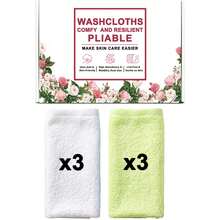 Makeup Remover Cloths, Cleansing, Reusable, Soft & Washable Coral Fleece Microfiber Washcloths/Towel For Face, Eye, Lips, Pack Of 4/6/20, 10 X 10 Inch - Multicolor - View 21