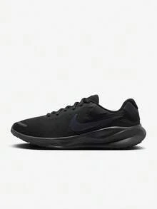 Nike Revolution 7 男款新款緩震耐穿路跑休閒運動跑鞋 FB2207-005 - 黑色 - 查看 1