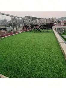 1件高品質人造草皮，塑膠材質，易於清潔，適用於室內/室外花園、遊樂場裝飾、寵物友善環境、陽台與庭院，合成草坪 - 人造草坪 - 查看 27
