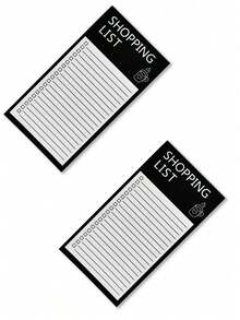 1pc Creative Magnetic Rectangular Fridge Memo Pad, Minimalist Personalized Tear-Off Writable Business Notepad - A - View 5