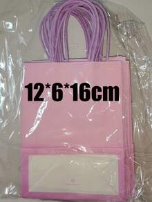 10pcs Colored Gift Wrapping Paper Bag Valentine Day - Multicolor - View 25