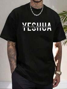 Men's Vintage Graphic T-Shirt, Hurley Navy Blue T-Shirt With White Logo, Soft Cotton, Loose Fit, Casual Summer Beach And Street Wear, Fade Resistant - 彩色 - 查看 1