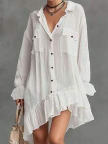 Women Blouses & Shirts - 白色的 - 查看 1