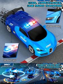 1pc One-Touch Transforming Remote Control Supercar, Replicating Classic Supercar Streamlined Body With Dynamic Design. Equipped With Precision Linked Mechanical Structure, One-Touch Trigger Completes Shape Transformation, Body Automatically Expands And Transforms Into Another Cool Style, Smooth And Fluid, Bringing A Sense Of Ritual To Every Transformation. - Multicolor - View 7