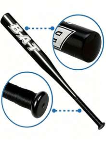 Aluminum Alloy Baseball Bat, Lightweight Non-slip Metal Softball Bat, Outdoor Training & Self-defense Gear for Youth, Adults, Beginner Players - لون عشوائي - مشاهدة 8