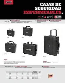 Urrea CPI24R Caja portaherramientas plástica de  impermeable 24" x 19" x 9" con ruedas - 24" x 19" x 9" con ruedas - Ver 3