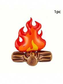 Inflatable Flame Decoration, Suitable For Camping Party Decor, Indoor And Outdoor Use, Realistic Campfire Prop, Also An Excellent Easter Gift - Multicolor - View 9