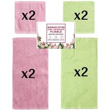 Juego de Toallas y Paños de Limpieza 4/6/8/20 Paquete, Paños de Microfibra Altamente Absorbentes y Suaves al Tacto, Paños de Limpieza Multiusos & Toallas de Mano para Baño, Hotel, Spa y Gimnasio, 10x10 Pulgadas, Multicolor - Multicolor - Ver 55