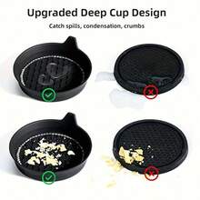2pcs Silicone Car Cup Holders, Anti-Slip Diamond Design, Universal Fit Car Cup Holders Interior Accessories, Silicone Car Diamond Water Cup Mats, Anti-Slip Mats, Heat Insulation Pads, Novelty Style, Waterproof And Anti-Slip - Multicolor - View 6