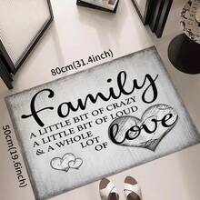 1pc Kitchen Door Mat, Polyester Absorbent Non-Slip Floor Mat, Home Entrance Mat, Kitchen Bathroom Foot Mat, Living Room Bedroom Balcony Floor Mat, Stain-Resistant Quick-Drying Durable Mat, Suitable For Coffee Shop, Bar, Holiday Party, Home Decor, Pet Mat - Multicolor - View 11