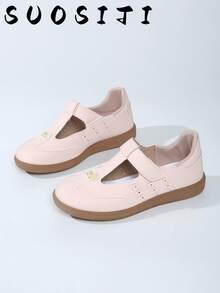 2026 Women's New Flat Lightweight Comfortable Anti-Slip Dance Shoes - Pink - View 2