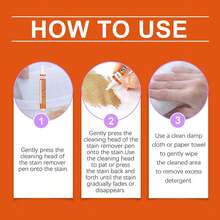 Portable Stain Remover Pen, No Pre-Treatment Required, Suitable For Colored And White Clothing, Water-Soluble, Convenient To Use, Instant Cleaning For Outdoor Wear, Back To School Gift, Holiday Gift For Family And Friends (Randomly Sent New And Old Models) - Mix - View 3