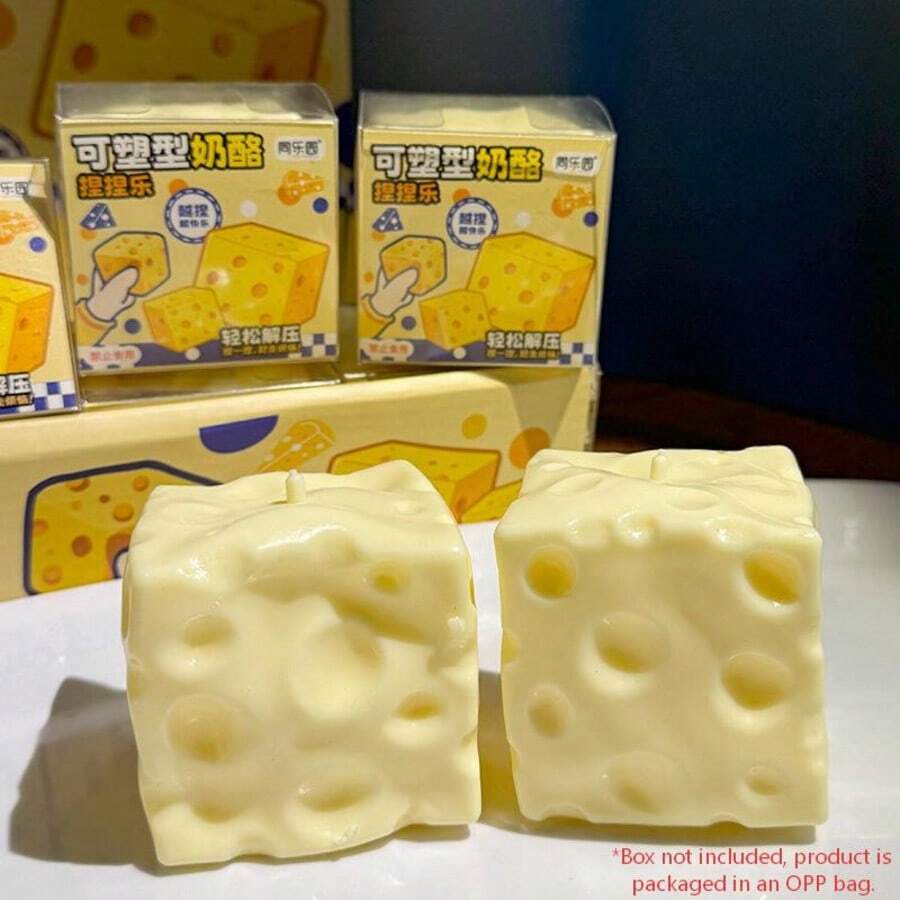 3D起司擠壓玩具 可塑性逼真 7cm/11cm 大號起司 柔軟靜音 紓壓捏捏玩具 理想的節日禮物 生日禮物 復活節禮物 萬聖節禮物 聖誕禮物