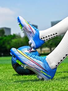 Men's Football/Soccer Shoes, Unisex Adult Football/Soccer Shoes, Low-Top Outdoor Team Competition Sports Shoes, Suitable For Artificial Turf, Sand, Natural Grass, Indoor Courts, Men's Football/Soccer Training Shoes, Unisex, Suitable For All Seasons - Moonlight - View 9