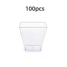 100/75/50/40/30/25/20/10pcs 60ml Dessert Cups, Party Dessert Cups, Suitable For Desserts, Sweets, Pudding, Cheesecake, Mousse, Cake Decoration, Reusable, Suitable For Parties, Gatherings, Birthday Parties, Weddings - Clear - View 12