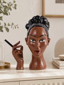 1pc Artistic Incense Burner, This Unique Sculpture Also Serves As An Incense Holder, Perfect For Meditation Corner, Home Office Or As A Stylish Decor For Living Room, Adding An Artistic And Peaceful Atmosphere - New Product - View 6
