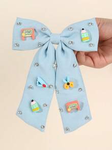 1pc Back To School Large Hair Bows Clips School Hair Accessories ...