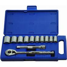 Williams 50667 - Juego de llaves de vaso y herramientas - Drive de 1/4" y 3/8" - Ver 10