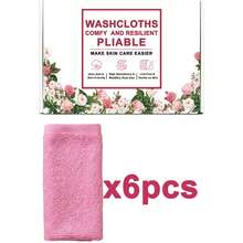 Makeup Remover Cloths, Cleansing, Reusable, Soft & Washable Coral Fleece Microfiber Washcloths/Towel For Face, Eye, Lips, Pack Of 4/6/20, 10 X 10 Inch - Multicolor - View 31