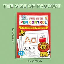 26 Letters Uppercase & Lowercase English Handwriting Practice Book, Tracing Workbook For Pen Control Training - English Alphabet Practice - View 5