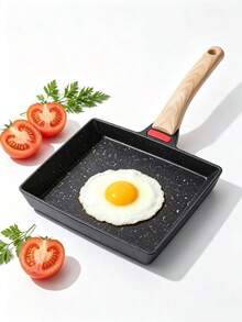 Non-Stick Japanese Egg Omelette Pan, Rectangular Shape, Suitable For Cooking Egg Omelets, Egg Rolls, And Egg Pancakes. It Is Suitable For Use On Gas Stoves And Is A Must-Have Cooking Utensil For The Kitchen - View 7