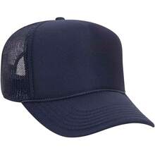 Otto - Gorro de Camionero de Malla con 5 Paneles Frontales de Espuma de poliéster - Rosa/Blanco/Rosa - Ver 8