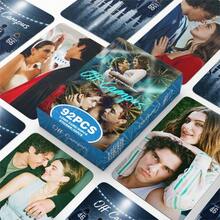 Set de tarjetas de mercancía de la novela "Off-Campus Romance" 60 piezas de tarjetas Lomo + 32 piezas de pegatinas Colección de fans Regalo - Multicolor - Ver 1