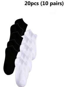 40/36/30/20/10/8/6/4/2pcs Unisex Comfortable Soft Moisturizing Antibacterial Thigh High Socks, Mother's Day Gift, Elastic Soft Comfortable, Fashion Solid Color, Suitable For Spring Autumn Winter - Multicolor - View 6
