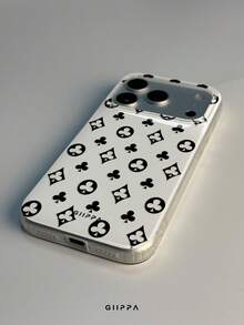 GIIPPA 1pc Poker Print Pattern Design, Phone 17 Pro Max Phone Case, Compatible With Phone 16 Pro Max, 15 Pro Max, 14 Pro Max, Korean-Style High-End Fashionable And Fun Phone Case, Compatible With 11/12/13/14/15/16 Pro Max Plus, Elegant Design Suitable For Men And Women, Perfect Gift For Girlfriend On Christmas, Valentine's Day, Easter, Wedding Season And Birthday! - Multicolor - View 4