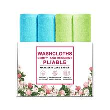 Makeup Remover Cloths, Cleansing, Reusable, Soft & Washable Coral Fleece Microfiber Washcloths/Towel For Face, Eye, Lips, Pack Of 4/6/20, 10 X 10 Inch - Multicolor - View 39