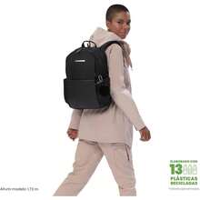 TOTTO Mochila Mediana para Mujer Porta Laptop 14 con Bolsillo Discreto - Ideal para la Escuela, Oficina o Viajes - 20L ADELAIDE 1 2.0 - Ver 3