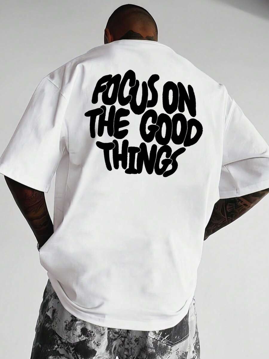 Premium 180g Polyester T-Shirt For Men And Women - On Good Things Style - Comfortable, Cool And Stylish For Summer - 白色 - 查看 1
