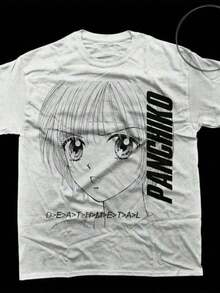 Vintage Panchiko T-Shirt - Panchiko Tee - Panchiko Merchandise Sommeroberteile - White - View 1