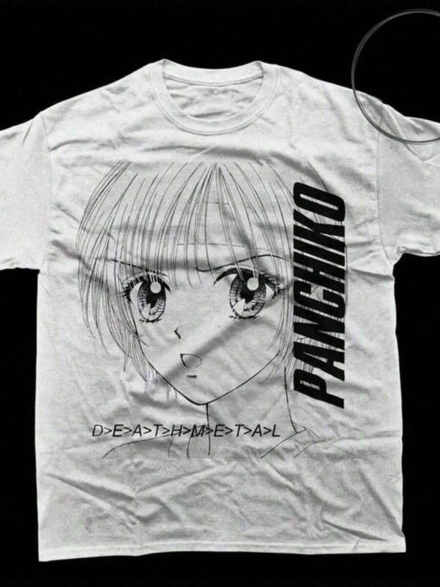 Vintage Panchiko T-Shirt - Panchiko Tee - Panchiko Merchandise Sommeroberteile - White - View 1