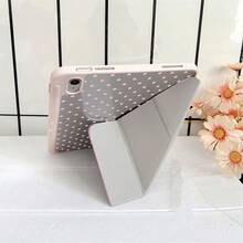 1件波點雙面平板保護殼，相容 iPad Pro 11/10代 10.9 吋 2022 智能保護殼/Air 13(M3 2025)/Air 11(M3 2025)/Air 11(M3 2025)/11(A16 2025)/相容 Galaxy Tab S10+/S9/A9，相容 Galaxy A9/S9/S7/S18+，相容 Matepad - 彩色 - 查看 3