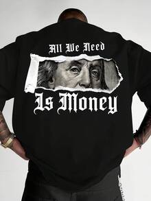 "Expédition sous 24h depuis l'Allemagne/France/Espagne" |   T-shirt pour homme avec imprimé portrait de  |   Motif de célébrité, col rond court, confortable pour une tenue décont - B - Voir 1