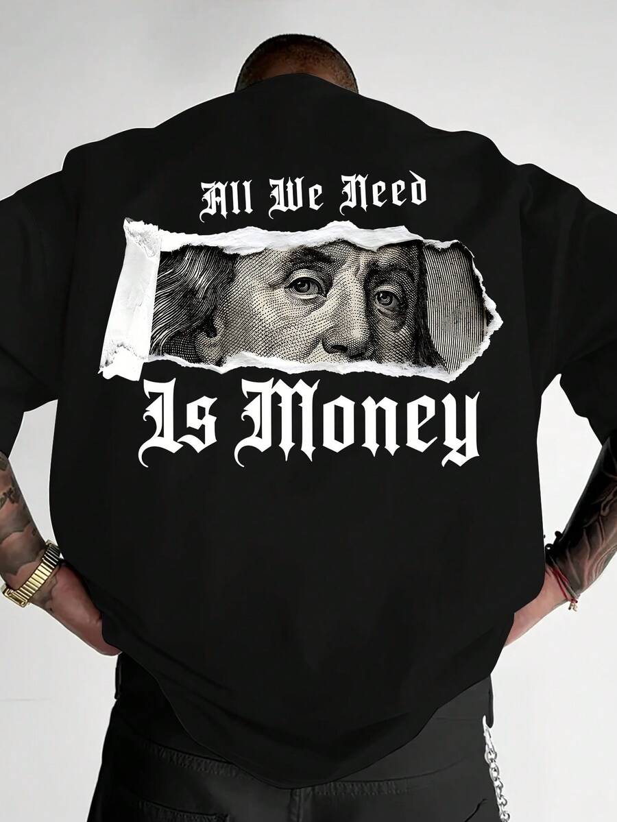 "Expédition sous 24h depuis l'Allemagne/France/Espagne" |   T-shirt pour homme avec imprimé portrait de  |   Motif de célébrité, col rond court, confortable pour une tenue décont - B - Voir 1