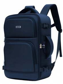 Multifunctional Travel Backpack, Waterproof, With Different Compartments, For School Or Travel - Bronze - View 1