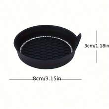 2pcs Silicone Car Cup Holders, Anti-Slip Diamond Design, Universal Fit Car Cup Holders Interior Accessories, Silicone Car Diamond Water Cup Mats, Anti-Slip Mats, Heat Insulation Pads, Novelty Style, Waterproof And Anti-Slip - Multicolor - View 8