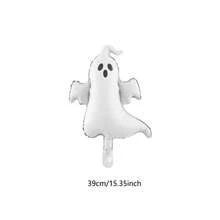 10pcs Mini Halloween Balloons Ghost Coffin Pumpkin Mummy Castle Bat Shaped Balloons Suitable For Halloween Day Of The Dead Decoration - Ghost - View 6