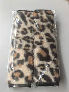 2pcs/1pc Car Seat Belt Shoulder Pads Anti-Pinch Protective Cover Leopard Print Faux Mink Fur Car Interior Accessories, Soft Comfortable Exquisite Car Shoulder Pads Seat Belt Decor, 4 Colors Available - A - View 12