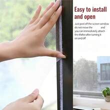 DIY Self-Adhesive Mosquito Net Window Screen, Anti-Insect & Anti-Fly Mesh Curtain For Garden Windows - Multicolor - View 4