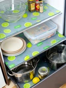 4pcs High-Quality Thickened Refrigerator Mats, Washable And Reusable, EVA Material, Innovative Pattern, Suitable For Refrigerator And Kitchen Decor, Kitchen Essentials, Kitchen Tools, Kitchen Supplies, Kitchen Accessories, Summer - Multicolor - View 7
