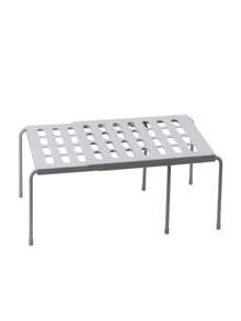 1pc Detachable Telescopic Multi-Layer Shoe Rack, Kitchen Storage Shelf, Home Living Room Dormitory Plastic Shoe & Slipper Organizer - Grey - View 1