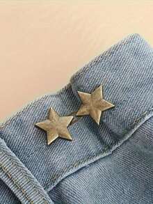 1/3pcs Detachable Denim Jeans Waist Buckle - Perfect Fit Technique - Seamless Waist Adjustment - Easily Improve Waist Size - Multicolor - View 4