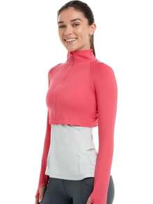 BloqUV Protección contra erupciones con cremallera frontal UPF 50+ para mujer - Turquesa claro - Ver 13