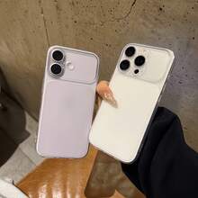 1件透明全覆蓋鏡頭保護防摔防撞個性化手機殼，適用於 iPhone 16 Pro Max/17/16/15/14 Plus/13/12/11/Air - 無色 - 查看 6